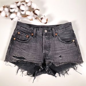 Levi’s 501 Distressed Denim Shorts